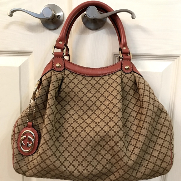 Authentic {GUCCI} top handle bag - Picture 1 of 4
